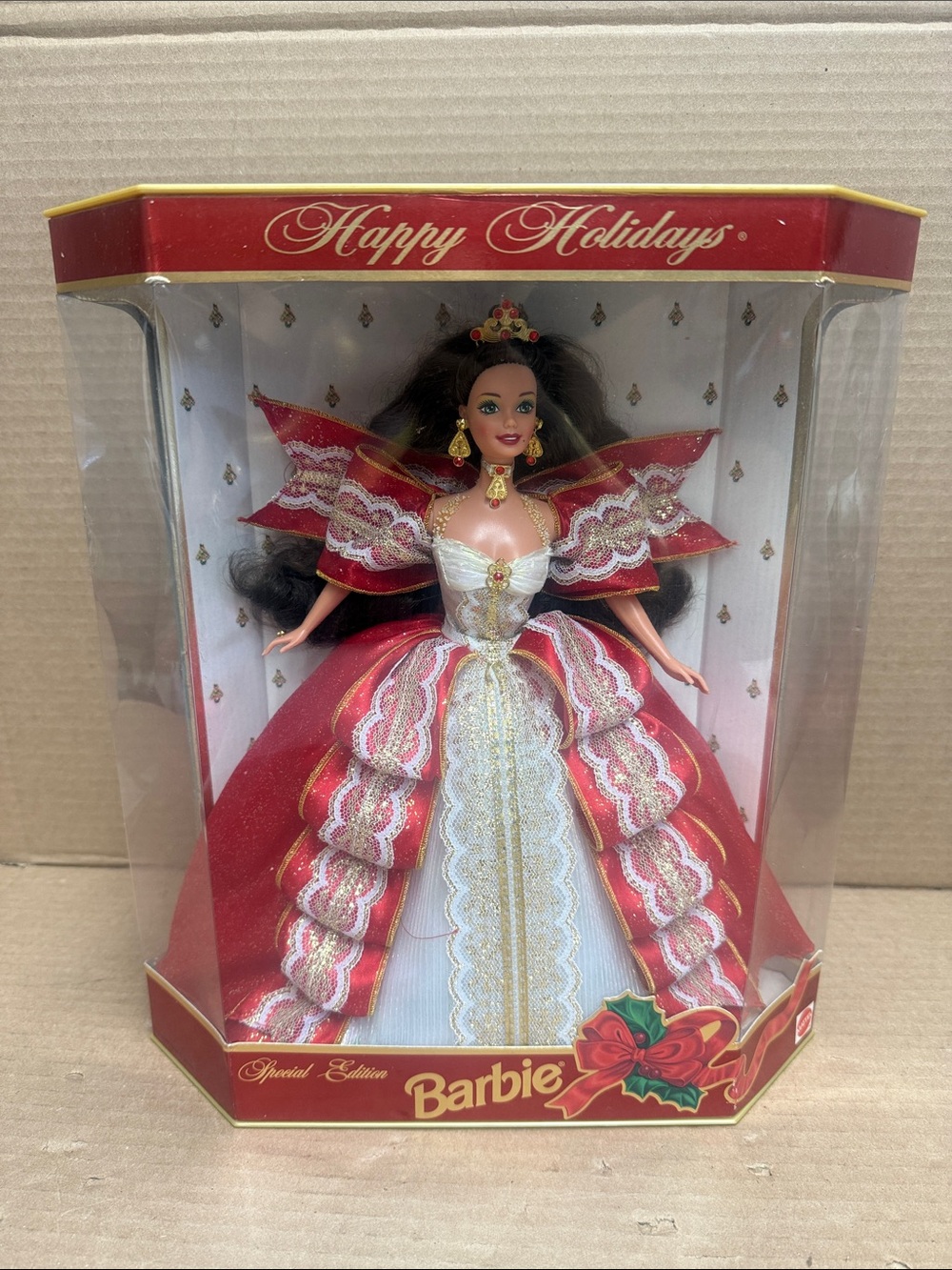 New Beautiful Barbie Happy Holidays Special Edition Doll